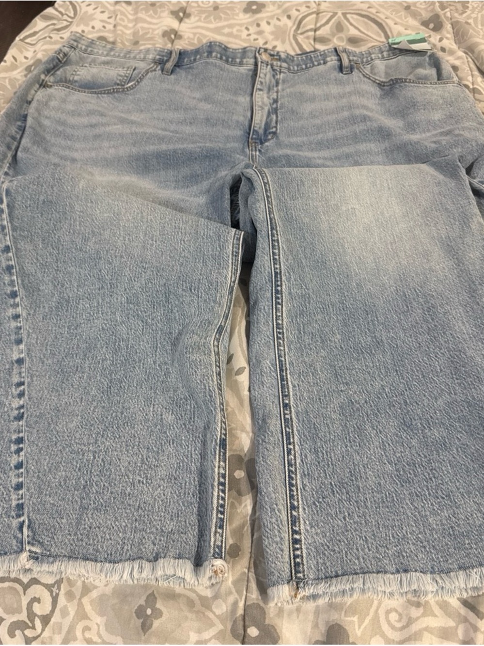 Terra & Sky Light Wash High-Rise Flare Jeans